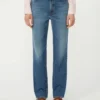 Straight-leg denim jeans, navy Straight-leg denim jeans, navy