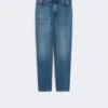 Straight-leg denim jeans, navy Straight-leg denim jeans, navy