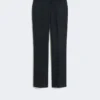 Stretch cotton and viscose trousers, ultramarine Stretch cotton and viscose trousers, ultramarine