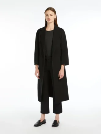 Stretch cotton-blend trousers, black Stretch cotton-blend trousers, black