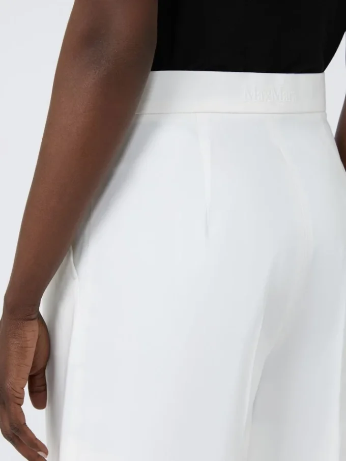 Stretch cotton satin shorts, silk Stretch cotton satin shorts, silk