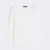 Stretch cotton t-shirt, white Stretch cotton t-shirt, white