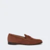 Suede moccasins, brown
