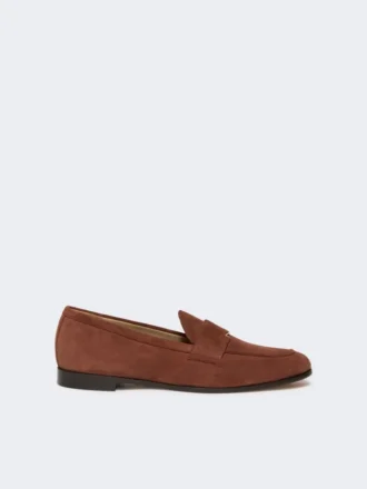 Suede moccasins, brown