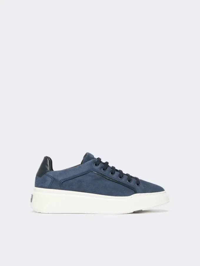 Suede sneakers, ultramarine