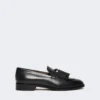 Tasselled leather loafers, black Tasselled leather loafers, black