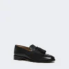 Tasselled leather loafers, black Tasselled leather loafers, black