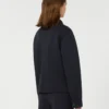 Technical jersey jacket, navy