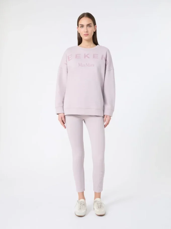 Technical jersey leggings, lilac