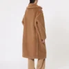 Teddy bear icon coat, camel