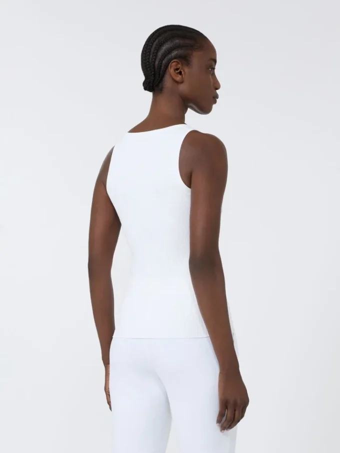 Viscose-blend yarn top, optical white