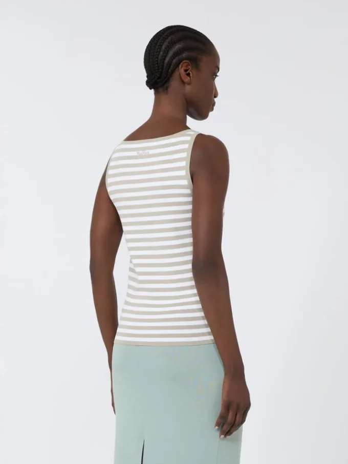 Viscose crepe yarn sleeveless jumper, pink Viscose crepe yarn sleeveless jumper, pink