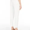 Viscose jersey trousers, white