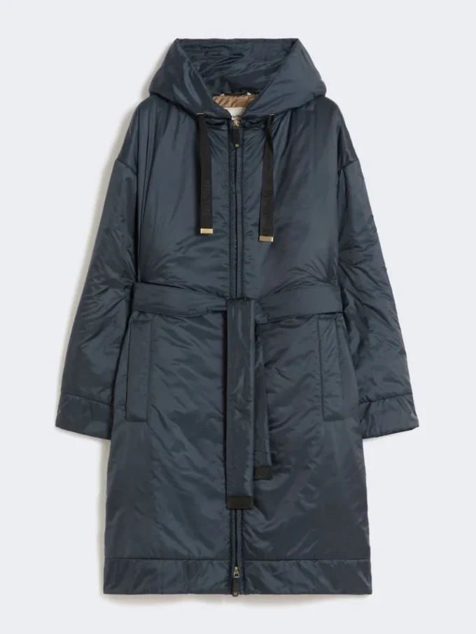 Water-repellent canvas padded parka, midnightblue Water-repellent canvas padded parka, midnightblue