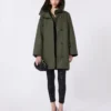 Water-repellent canvas parka, kaki Water-repellent canvas parka, kaki