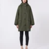 Water-repellent canvas parka, kaki Water-repellent canvas parka, kaki