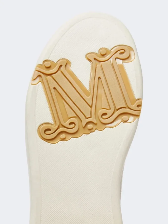 Water-repellent cashmere trainers, beige Water-repellent cashmere trainers, beige