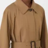 Water-repellent cotton-blend trench coat, brown Water-repellent cotton-blend trench coat, brown