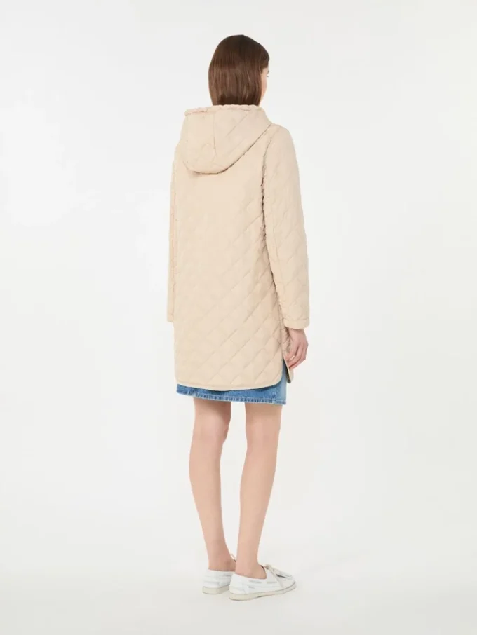 Water-repellent fabric padded parka, sand Water-repellent fabric padded parka, sand