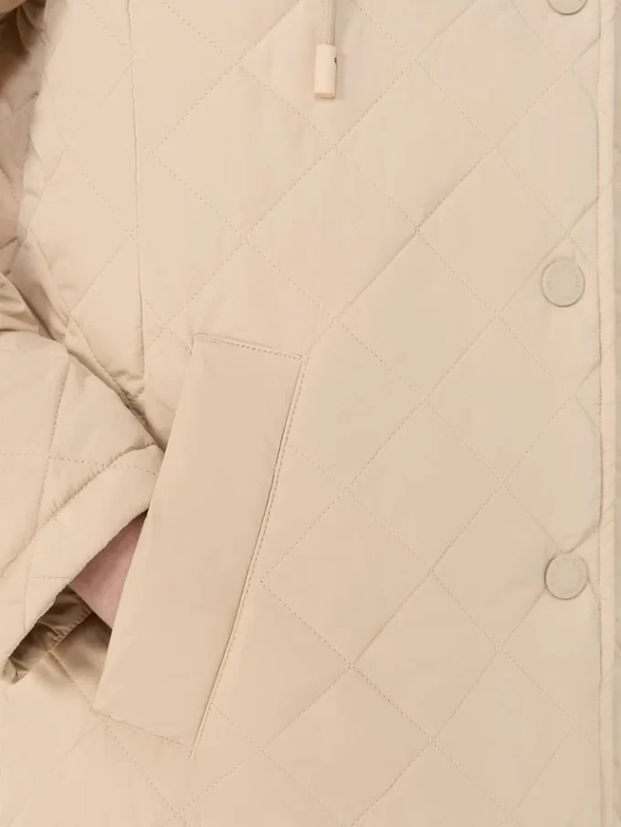 Water-repellent fabric padded parka, sand Water-repellent fabric padded parka, sand