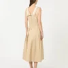 Water-repellent gabardine dress, beige Water-repellent gabardine dress, beige