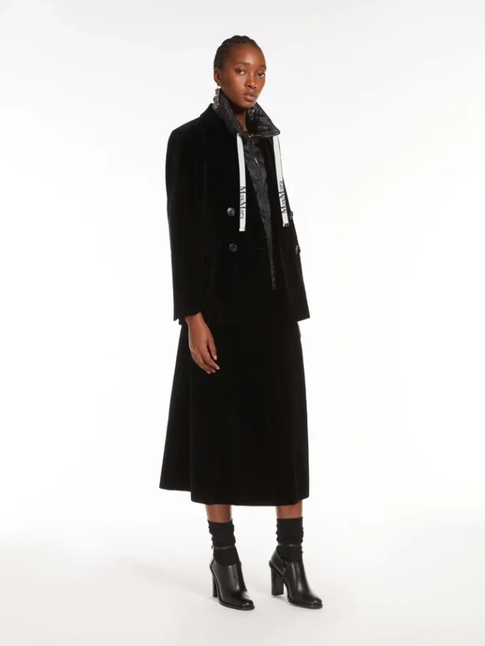 Water-repellent nylon canvas gilet, black Water-repellent nylon canvas gilet, black