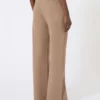 Wide-fit jersey trousers, camel Wide-fit jersey trousers, camel