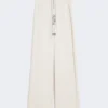 Wide-fit jersey trousers, ecru Wide-fit jersey trousers, ecru