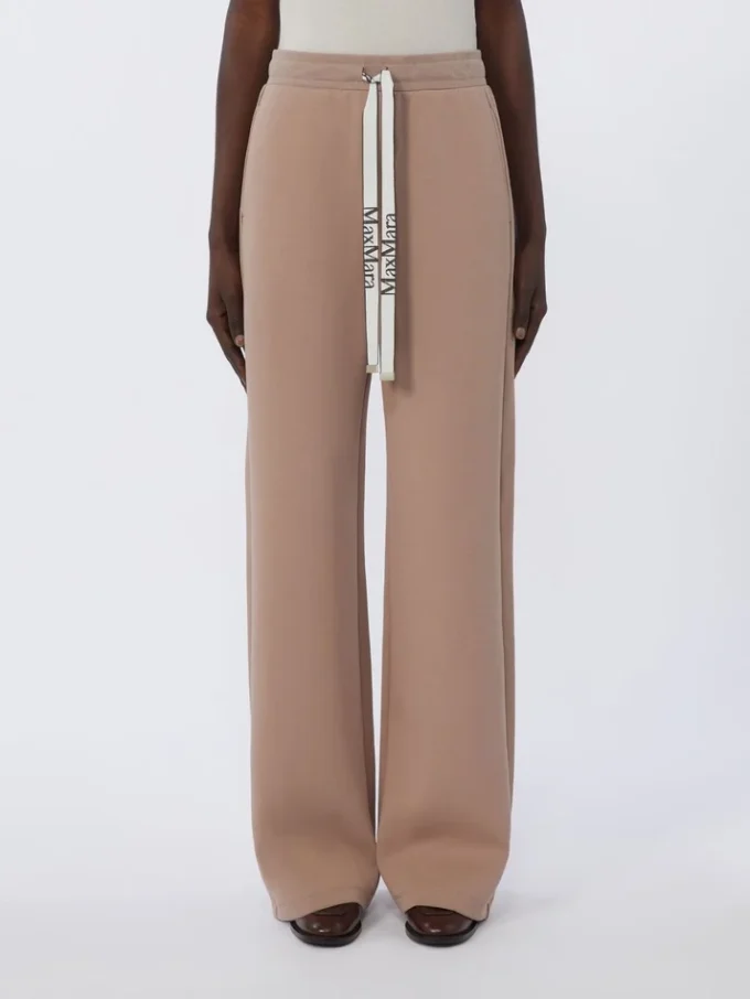 Wide-fit jersey trousers, pink Wide-fit jersey trousers, pink