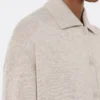 Wool and cashmere cardigan, beige Wool and cashmere cardigan, beige