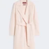 Wool and cashmere coat, pink