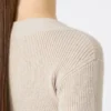 Wool and cashmere jumper, beige Wool and cashmere jumper, beige