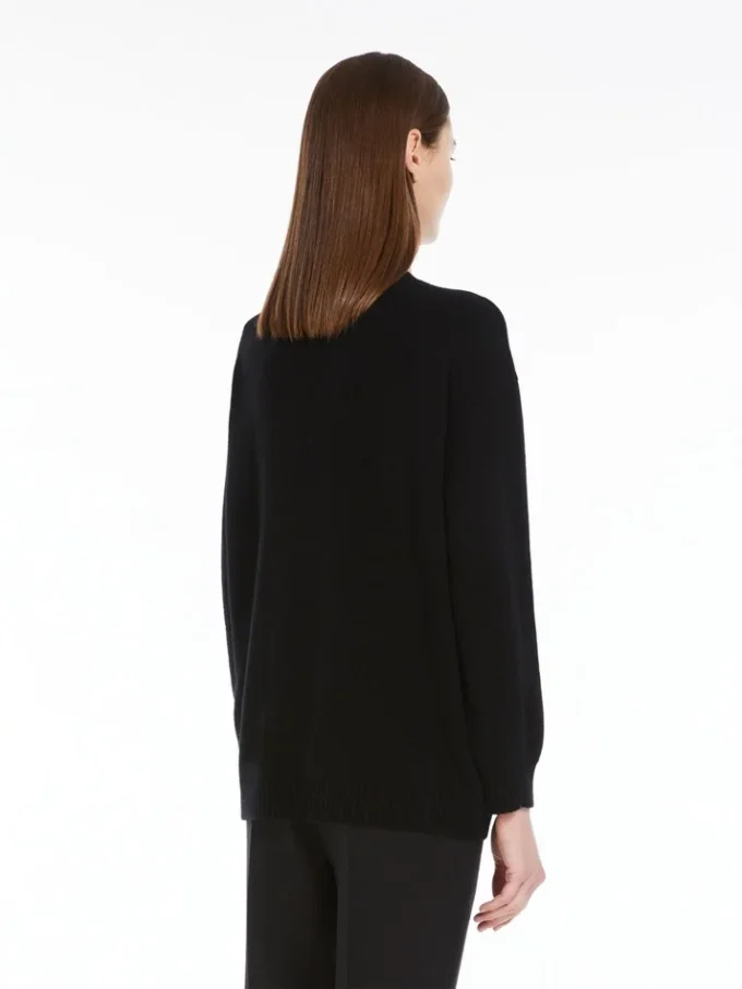 Wool and cashmere jumper, black Wool and cashmere jumper, black