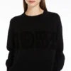 Wool and cashmere jumper, black Wool and cashmere jumper, black