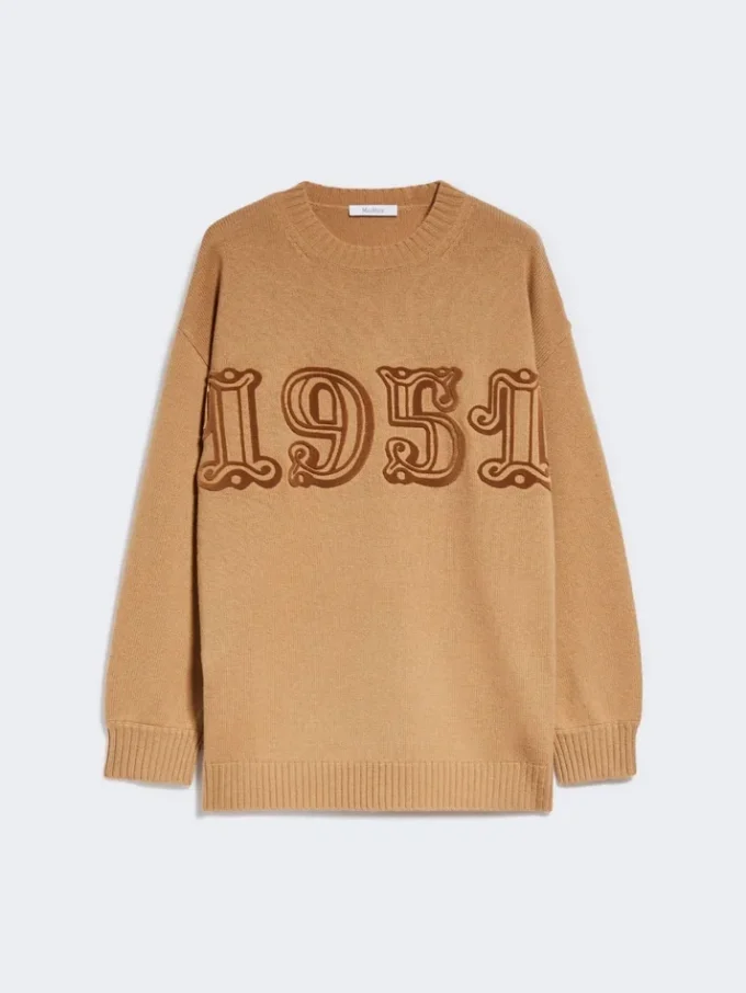 Wool and cashmere jumper, camel Wool and cashmere jumper, camel