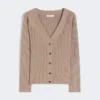 Wool and cashmere jumper, sand Wool and cashmere jumper, sand