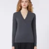 Wool and cashmere sweater, dark grey Wool and cashmere sweater, dark grey