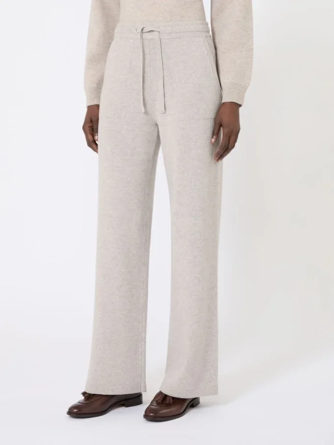 Wool and cashmere trousers, beige Wool and cashmere trousers, beige