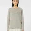 Wool and cashmere yarn sweater, beige Wool and cashmere yarn sweater, beige