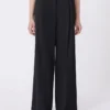 Wool-blend trousers, black Wool-blend trousers, black