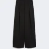 Wool-blend trousers, black Wool-blend trousers, black