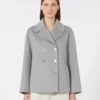 Wool broadcloth jacket, avio Wool broadcloth jacket, avio