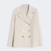 Wool broadcloth jacket, sand Wool broadcloth jacket, sand