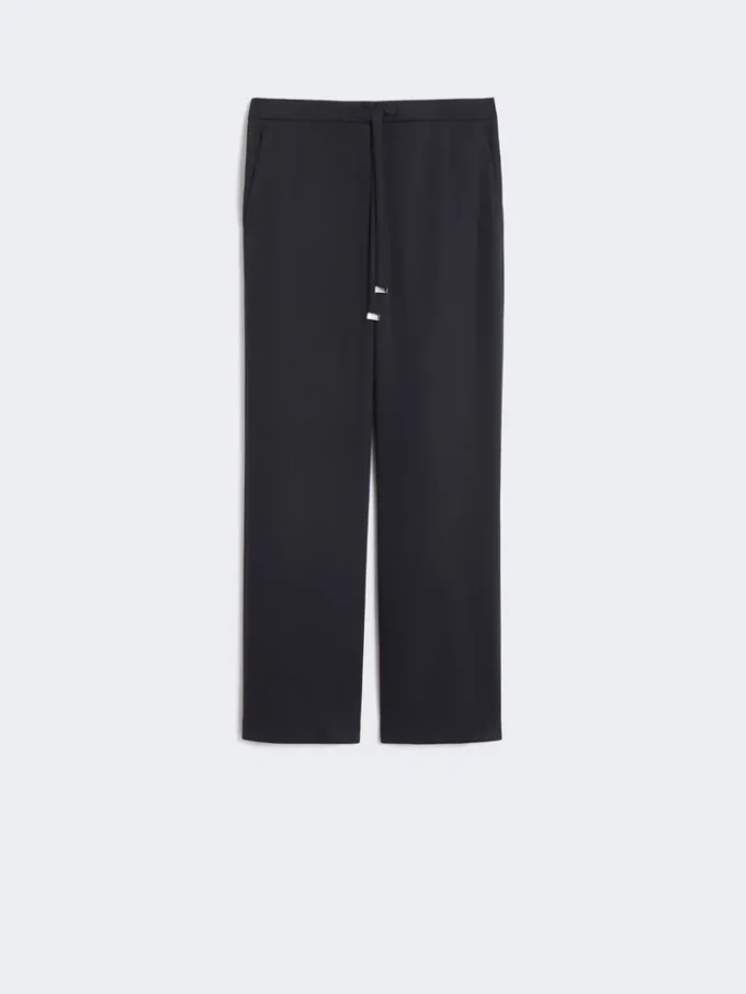 Wool gabardine trousers, ultramarine Wool gabardine trousers, ultramarine