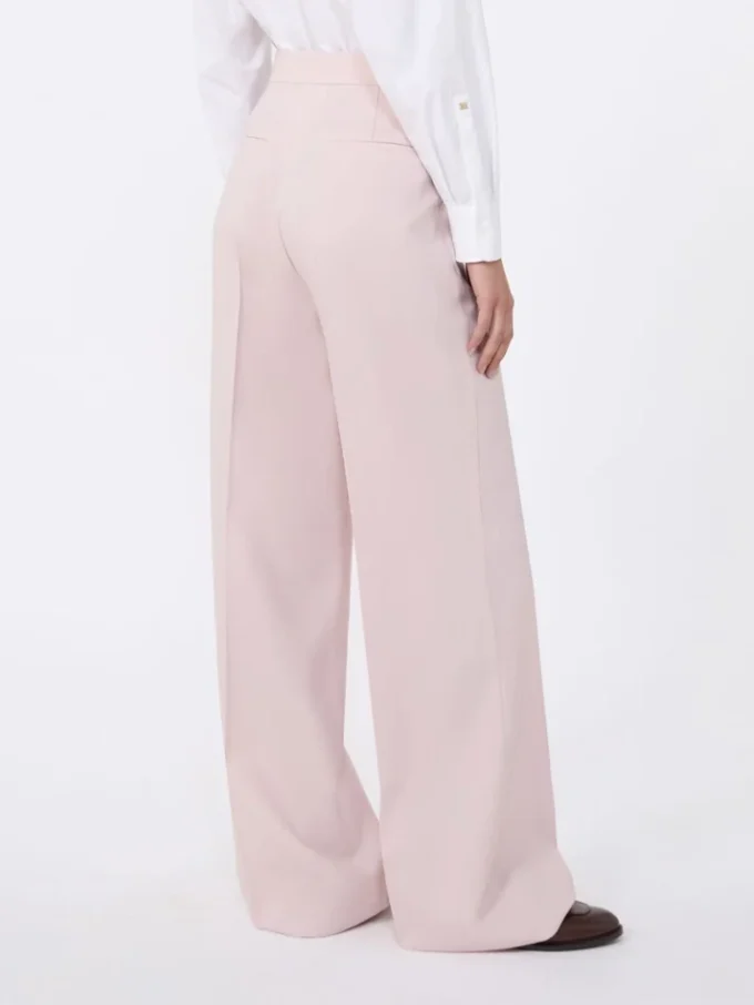 Wool, mohair and silk trousers, beige pink Wool, mohair and silk trousers, beige pink