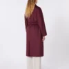 Wool robe coat, bordeaux Wool robe coat, bordeaux