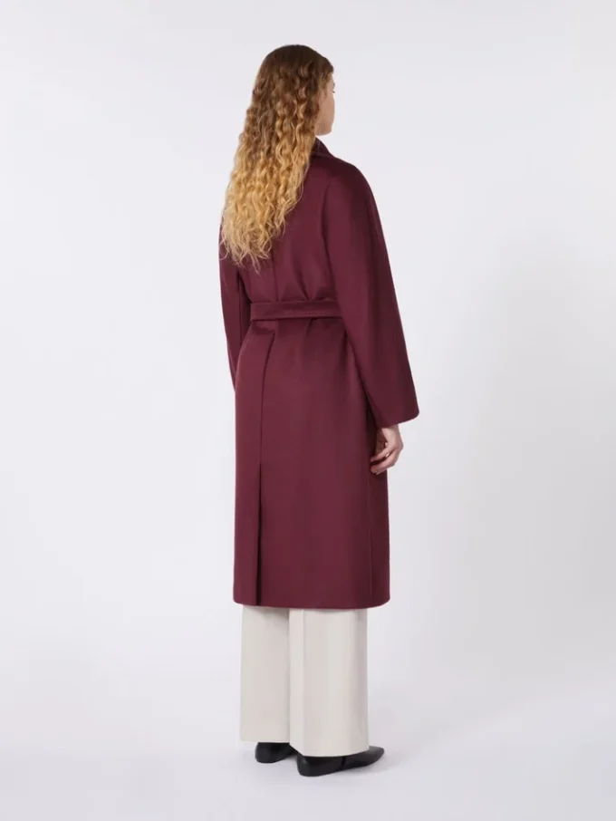 Wool robe coat, bordeaux Wool robe coat, bordeaux