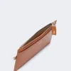 Wrist-strap leather pouch, rust Wrist-strap leather pouch, rust